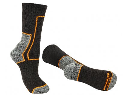 TREK Sock black/orange