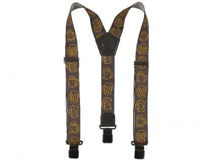 BENNONKY Beer Braces black/yellow