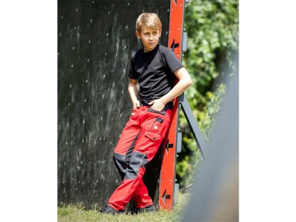 Dětské kalhoty ARDON®4Xstretch® červená