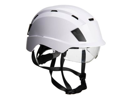 Integrated Visor Helmet (Barva White)