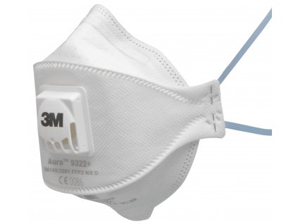 Skládaný třípanelový respirátor AURA 9322 (FFP2)