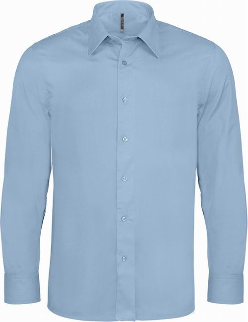 Pánská strečová košile s dlouhým rukávem K529 Velikost: L, Barva: 15 - nebesky modrá