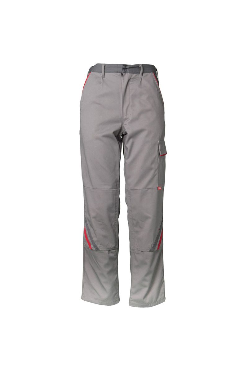 Pracovní kalhoty HIGHLINE pas Velikost: 50, Barva: stříbrná/břidlicová/červená