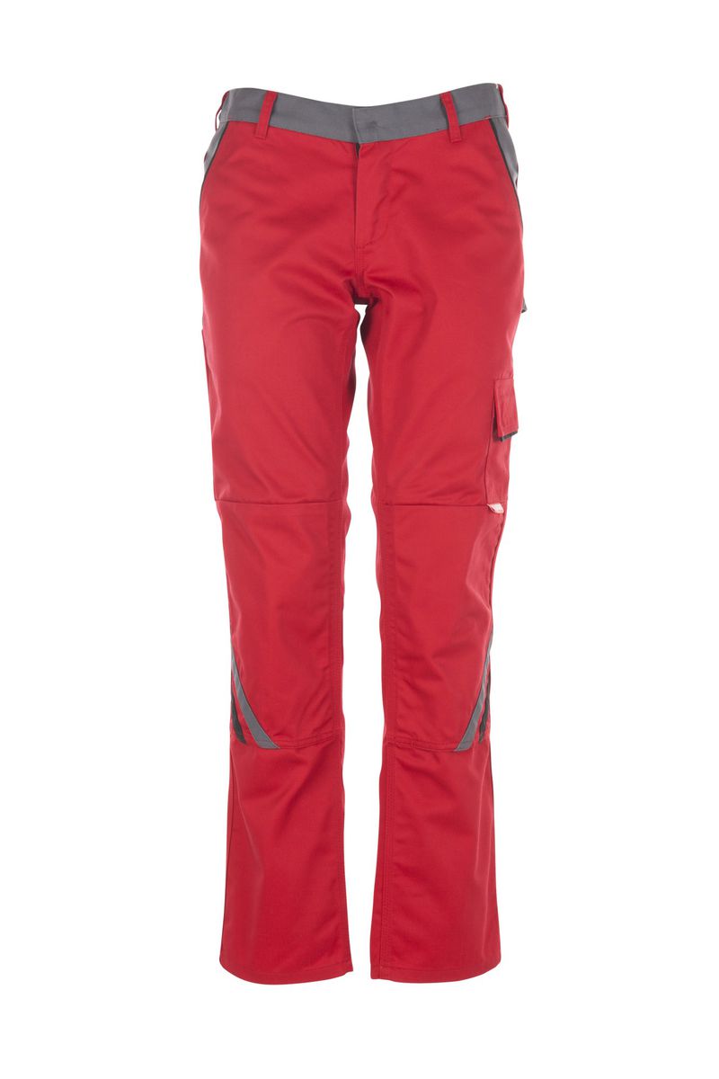 Pracovní kalhoty HIGHLINE pas dámské Velikost: 52, Barva: červená/břidlicová/černá