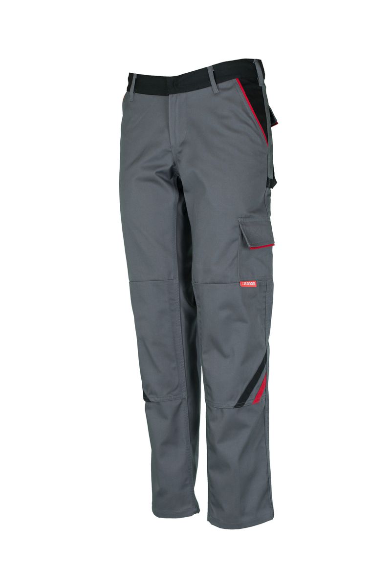 Pracovní kalhoty HIGHLINE pas dámské Velikost: 46, Barva: břidlicová/černá/červená
