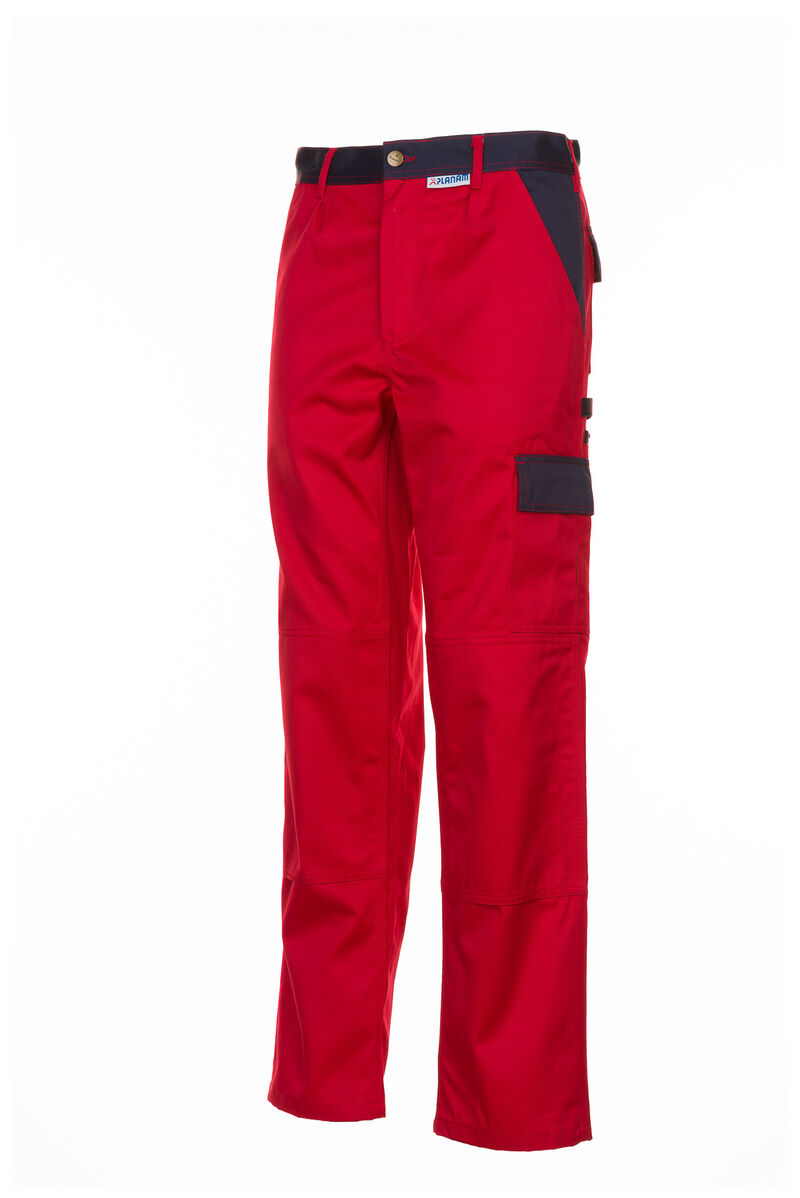 Pracovní kalhoty TRISTEP pas Velikost: 44, Barva: červená/navy