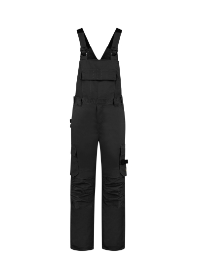 Bib & Brace Twill Cordura Pracovní kalhoty s laclem unisex Velikost: 54, Varianta: černá