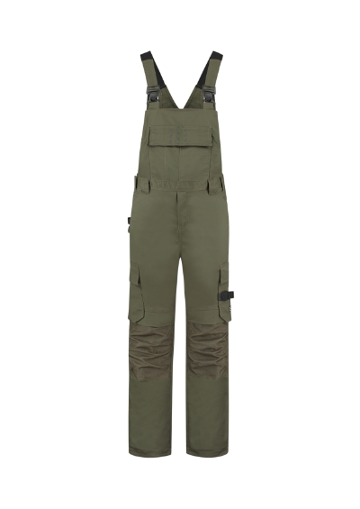 Bib & Brace Twill Cordura Pracovní kalhoty s laclem unisex Velikost: 44, Varianta: army