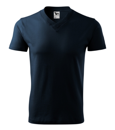 102 V-neck Tričko unisex Velikost: 3XL, Varianta: námořní modrá