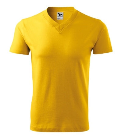 102 V-neck Tričko unisex Velikost: XL, Varianta: žlutá