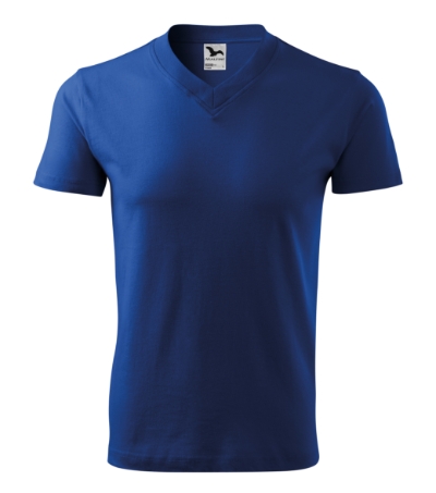 102 V-neck Tričko unisex Velikost: S, Varianta: královská modrá