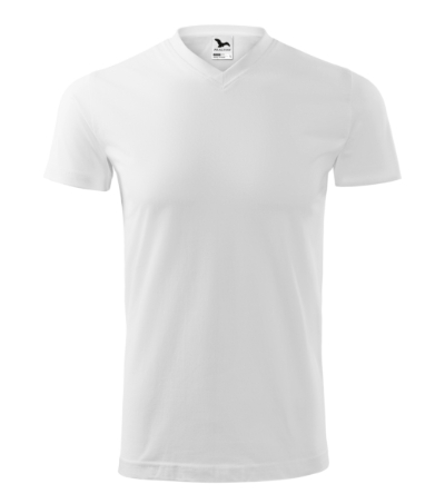 111 Heavy V-neck Tričko unisex Velikost: S, Varianta: bílá