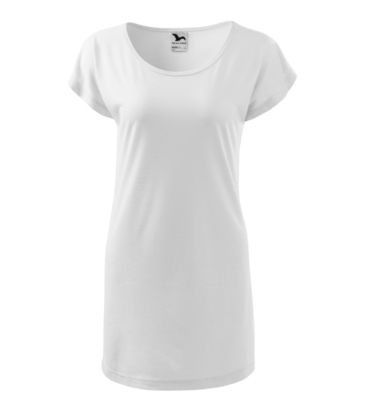 123 Love Tričko/šaty dámské Velikost: XL, Varianta: bílá