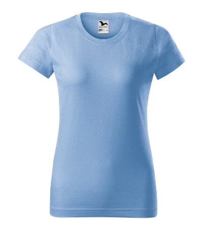 134 Basic Tričko dámské Velikost: L, Varianta: nebesky modrá