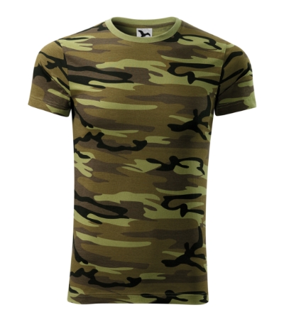 144 Camouflage Tričko unisex Velikost: L, Varianta: camouflage green