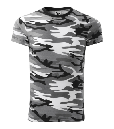 144 Camouflage Tričko unisex Velikost: L, Varianta: camouflage gray