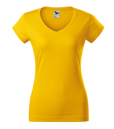 162 Fit V-neck Tričko dámské Velikost: M, Varianta: žlutá