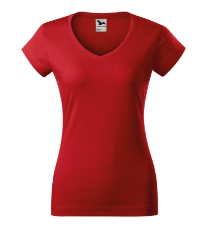 162 Fit V-neck Tričko dámské Velikost: XS, Varianta: červená