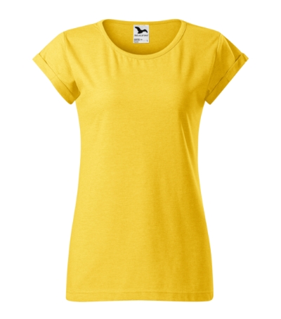 164 Fusion Tričko dámské Velikost: XL, Varianta: žlutý melír