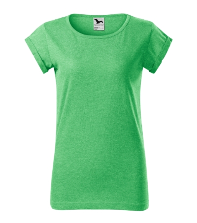 164 Fusion Tričko dámské Velikost: M, Varianta: zelený melír
