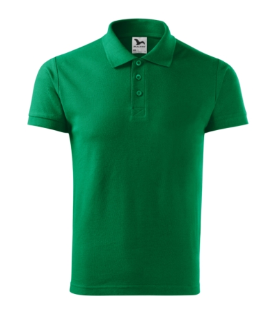 215 Cotton Heavy Polokošile pánská Velikost: 2XL, Varianta: středně zelená