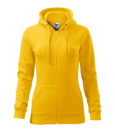 411 Trendy Zipper Mikina dámská Velikost: XS, Varianta: žlutá