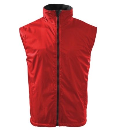 509 Body Warmer Vesta unisex Velikost: L, Varianta: červená