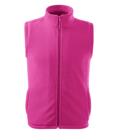 518 Next Fleece vesta unisex Velikost: S, Varianta: fuchsia red