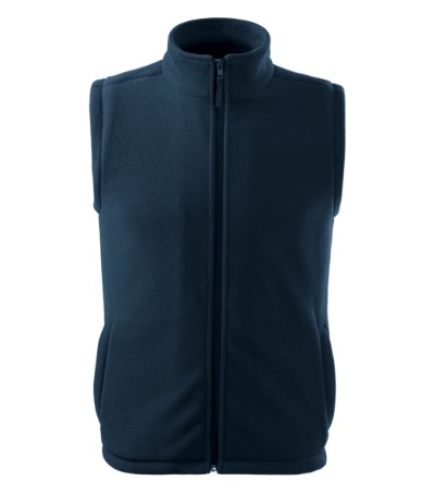 518 Next Fleece vesta unisex Velikost: 2XL, Varianta: námořní modrá