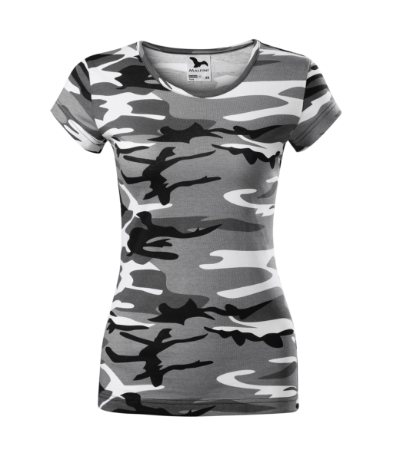 C22 Camo Pure Tričko dámské Velikost: XL, Varianta: camouflage gray