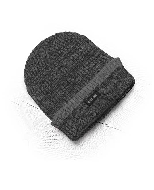 Zimní čepice pletená fleece ARDON®VISION Neo Barva: černo-šedá