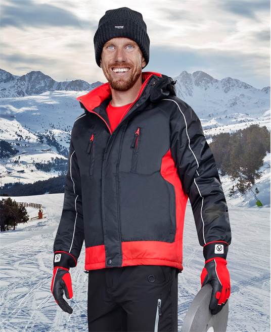 Zimní bunda ARDON®ARPAD černo-červená Velikost: L