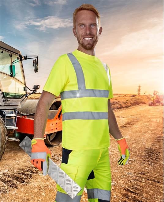 Triko hi-viz žluté REF101 Velikost: L