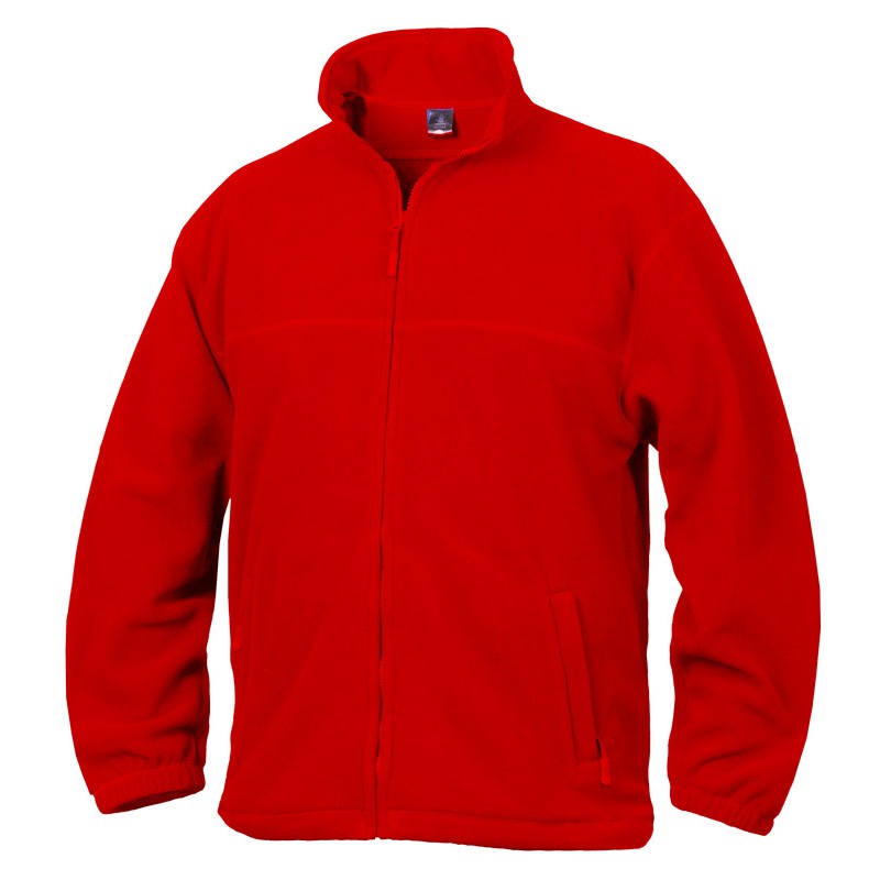 Fleece mikina unisex Velikost: S, Barva: 07 - červená