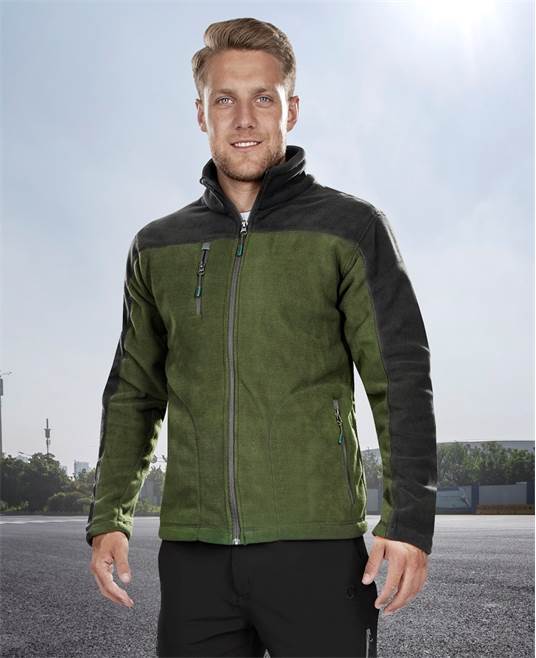 Mikina fleece ARDON®MICHAEL zelená Velikost: 3XL