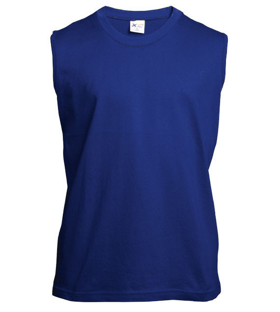 Pánské triko bez rukávů S61 Velikost: XXL, Barva: 05 - královská modrá