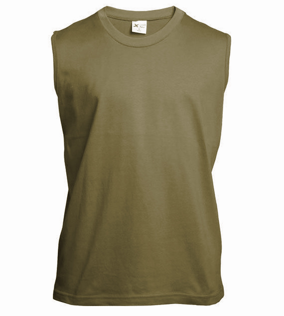 Pánské triko bez rukávů S61 Velikost: XL, Barva: 17 - zinková
