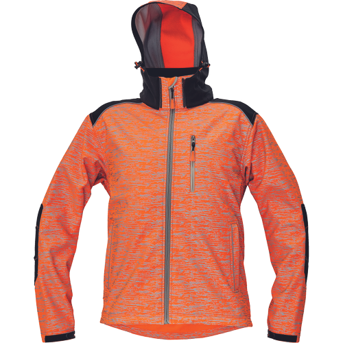 KNOXFIELD printed softshell Velikost: L, Barva: oranžová