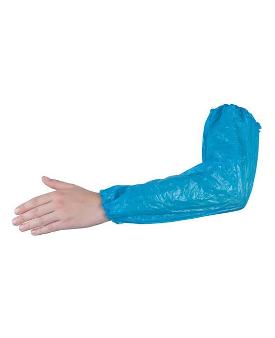 PE rukávník SKIN, 100 ks/balení Barva: Modrá