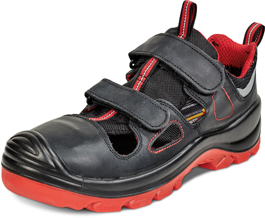 BIRUSA MF S1P SRC sandál Velikost: 38, Barva: černá