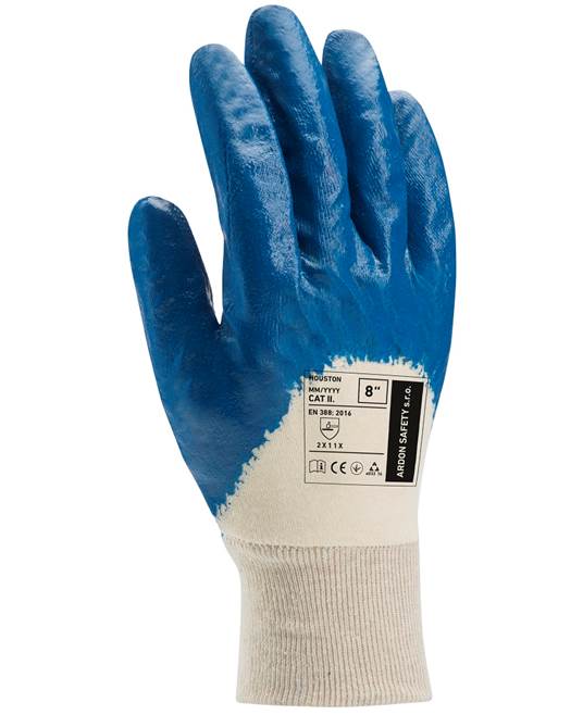 Máčené rukavice ARDONSAFETY/HOUSTON, modré Velikost: 10_SPE