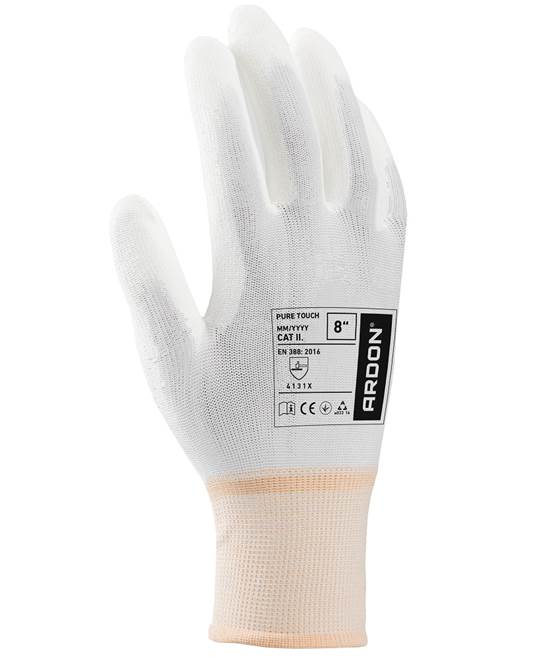 Máčené rukavice ARDON®PURE TOUCH WHITE Velikost: 06