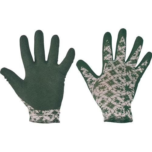 GUILLEMOT rukavice s nánosem gumy Velikost: 8, Barva: Zelená