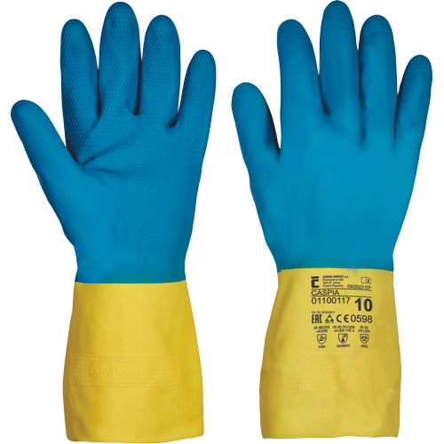 CASPIA rukavice latex/neopren Velikost: 11, Barva: -