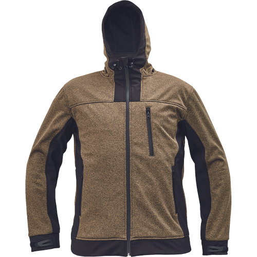 HUYER SOFTSHELL bunda Velikost: 3XL, Barva: černá