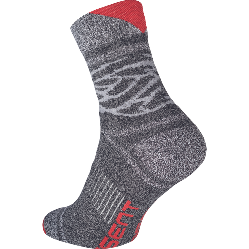 OWAKA ponožky Velikost: č.45, Barva: šedá/červená