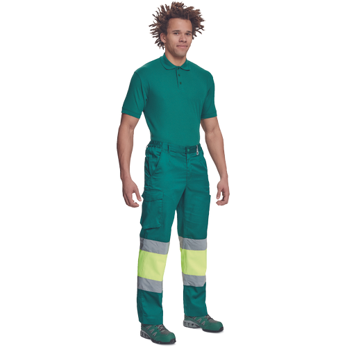 BILBAO HV kalhoty Velikost: 62, Barva: zelená/žlutá