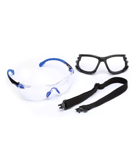 Brýle 3M™ S1101SGAFKT-EU Solus Scotchgard Kit (modro-černý) brýle, vložka, pásek