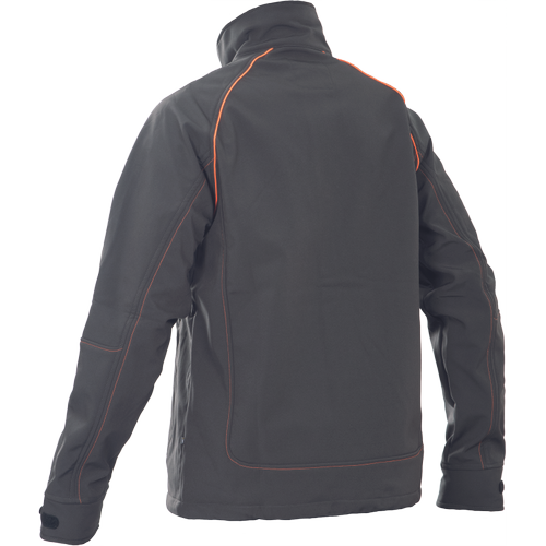 EMERTON PLUS softshell bunda Velikost: XXL, Barva: antracit/oranžová