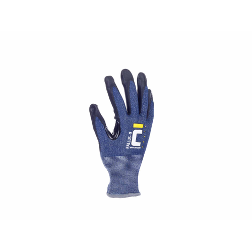 RALLUS rukavice cutC 18g,nitril/PU Velikost: 9, Barva: -